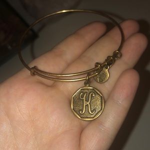 Alex and Ani Jewelry - K initial gold Alex and Ani adjustable bracelet Alex and Ani Jewelry - K initial gold Alex and Ani adjustable bracelet